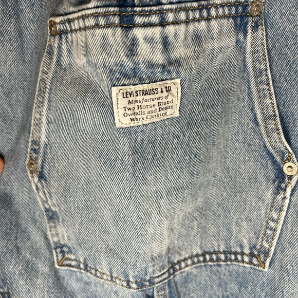LEVI'S® Apron Straight Leg Overalls - Picture 6 of 10